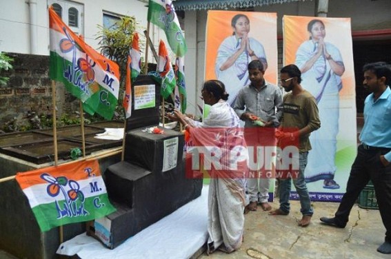 Amid leadership crisis, Trinamool observes Martyrs' Day in Tripura